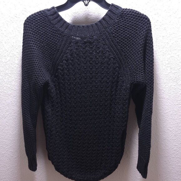 Calvin Klein Chunky Knit Black Sweater‎ | Size Small - Picture 3 of 11